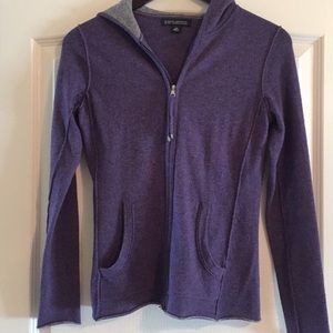 Banana Republic Purple Cashmere Blend Hoodie
